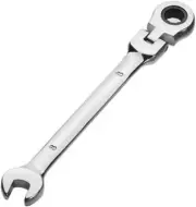 8mm Ratcheting Combination Wrench Flex-Head Hardened Open End Spanner Metric 8mm