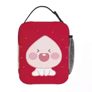 c510 Funky Apeach Lunch Bags Insulated Lunch Tote Waterproof Bento Box Resuable Picnic Bags for Woman Work Children School k510