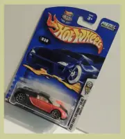 2003 Hot Wheels 35th Anniversary First Edition Bugatti Veyron Black and Red~MINT