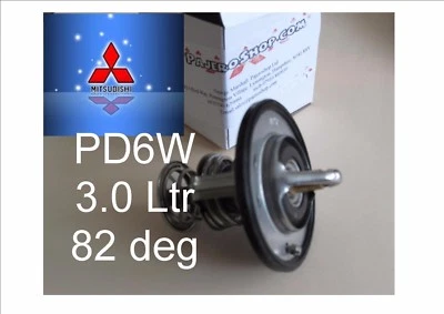 Thermostat 82 Deg For Mitsubishi L200 Pajero Shogun 3.0 & 3.5 Ltr Petrol PD6W