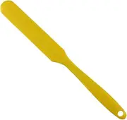 DECORNIJIA Multifunction Silicone Scraping Plate for Hair Treatments Dyeing Ergonomic Brush for Easy Application for DIY Hair Coloring Cream Scraping Yellow