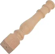 MAGICLULU Wooden Craft Spindles Unpainted Decorative Roman Column Head for Wine Cabinet Storage
