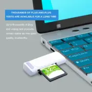 Portable Double Slot High Speed USB Adapter for Fast Data Transfer Memory Cards