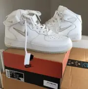 Nike Air Force 1 Mid 07 QS Retro Summit white Jewel 9.5 beige SB dunk Light Bone