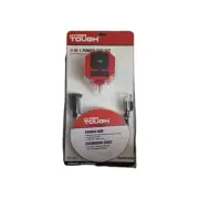 Hyper Tough 3 In 1 Power Hub Set 3 USB-A 1 USB-C Ports 6Ft Extension Cord New
