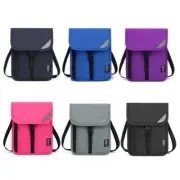 RFIDS Blocking Stash Neck Wallet,Lightweight Travel Pouch + Passport Holder