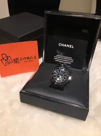 在飛比找Yahoo!奇摩拍賣優惠-※芯閣名牌精品店※ CHANEL J12 38mm 黑色陶瓷