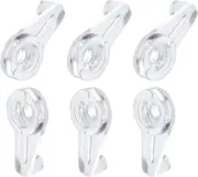 30 Pcs Glass Window Retainer Clips Kit, Transparent Mirror Fixing Clips Glass Do