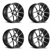20" SAVINI BM14 MACHINED BLACK CONCAVE WHEELS RIMS FITS BMW F32 428i 435i COUPE (for: BMW)