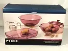 Pyrex Corning Cranberry 5 Piece Bakeware Set Vintage 1995 Unopened Made In USA
