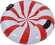 Sledding Tube, Heavy Duty Tube, Portable Sled, Winter Sports Toys, Outdoor Sledding, Snow Tube Handles, Sledding Snow Tube, Winter Activity Tube, Snow Sled Tube, Inflatable Sled for Outdoor