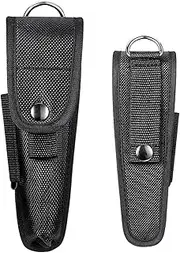 Outdoor Flashlight Pouch - LED Flashlight Holder, Protective Nylon Case | Flashlight Belt Pouch Flashlight Pouch Holster, Portable LED Flashlight Case, Outdoor Adventure Protective Bag for Climbing