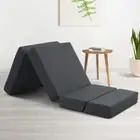 Folding Foam Mattress Portable Camping Pad Wear Resistant Single Bed Dark Grey