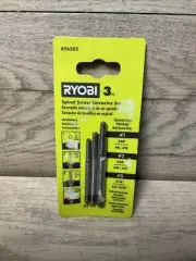Ryobi A96302 3pc Spiral Screw Extractor Set