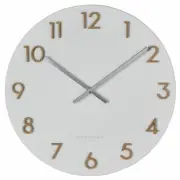 NEW One Six Eight London Katelyn Wall Clock, White, 60cm