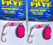 Kokanee Spinners (2): uv “PINK JELLYFISH”