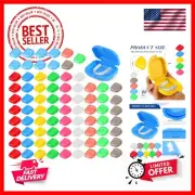 80 Pcs Dental Retainer Case with Vent Holes 3.4 x 2.8 x 1.1in Mouth Guard Cas...