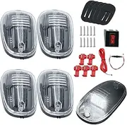 Cab Roof Top Marker Lights | Cab Top Roof LED Marker Lights - IP65 Waterproof Design Warning Light for Pickups, SUVs, Trucks