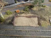 HO Roco Railway Parts Custom Hand Painted Sand Box #DP525
