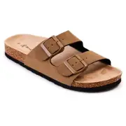 &me Women's Double Buckle Sandals - Brown