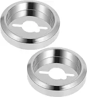 GAROZATION 2pcs Gas Stove Knob Base Replacement Kitchen Appliance Compatible Smooth Quick Installation for Grills and Cooktops