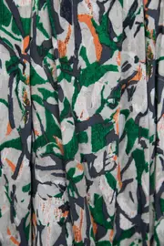 Makayla Green Floral Skirt--ELI-AV55-01