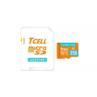 【TCELL 冠元】MASSTIGE A1 microSDXC UHS-I U3 V30 100MB 256GB 記憶卡