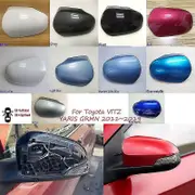 Car Accessories For Toyota Vitz Yaris Grmn 2011~2019 Rearview Mirror Cover Reverse Mirror Shell Mirror Case Housing Light blue Left