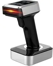 2D Bluetooth Barcode Scanner with Screen Display with Charging Base,3 in 1 Compatible with Bluetooth & 2.4GHz Wireless & USB Wired Connection with 1.8 inch TFT Color LCD Screen