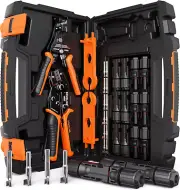 ® Solar Connector Crimping Tool Kit, 14-10 AWG Crimper for Solar Panel Cables Co