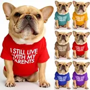 Dog Cat Shirt / T-Shirt Fashion Cute Breathable Soft Washable Comfortable Outdoor Casual Daily Dog Clothing for Bichon Frise Pomeranian Baby Pet Papillon Small