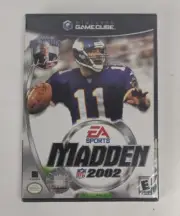 Madden NFL 2002 Nintendo GameCube New Sealed Y-Fold Nice Shape