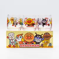 在飛比找PChome24h購物優惠-【ANPANMAN】 麵包超人 全明星玻璃杯 3入禮盒組