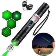 Rechargeable Green Flashlight with Long Range for TV, LED, LCD Screen Presenta..