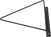 COOPHYA Vinyl Record Holder Wall Shelf: Metal Wire Triangular Magazine File Organizer Book Storage Rack Album Cover Display Floating Shelves For Coffee Shop Vintage Decor Sorter