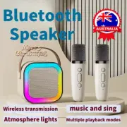 K12 Bluetooth Karaoke Machine Portable 5.3 PA Speaker System with 2 Wireless MZR