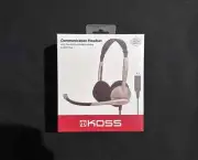 NEW Koss C100-USB Communication Headset with Flexible Boom Microphone & USB Plug