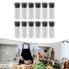 12pcs Condiment Seasoning Bottle Cabinet Storage Box Spice Jar Rack Organizer