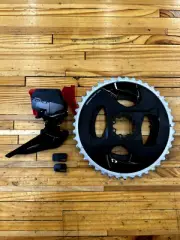SRAM Force eTap AXS 12sp Wide Front Derailleur (No Battery) and 43/30 Chainrings