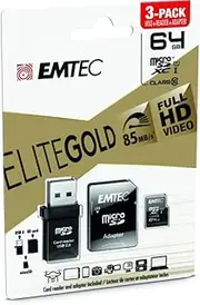 Emtec ECMSDM64GXC10GP Micro SDXC Class 10 UHS-I U1 - MicroSDXC