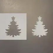 Christmas Tree 6 Plastic Mylar Stencil Airbrush Painting Art Supplies
