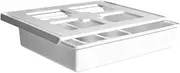 Angoily Desk Storage Drawer Box Large Capacity Desk Organizer for Office Supplies White