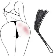 Sex Whip,BDSM Spank Bottom Fetishism Sexual Abuse Porn Whip for Adult Couples Games,Sex Toy Suitable for Role Play Bed Bondage Restraints Games (Whip)