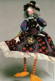 Cloth Art Doll Pattern "Mother Goose" by Julie McCullough
