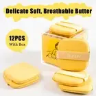 1/2/6/8/12PCS Ultra Soft Liquid Foundation Puff Square Cream Puff Powder Puff