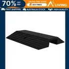 Bridge Threshold Ramp 49x40x8 cm Rubber Wheelchair Access Mobility Aid 50976