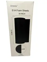 EVA Foam Sheets for Crafts 10mm 39x13inches - Black