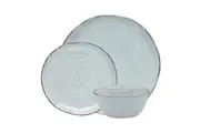 Ecology Ottawa Lichen Stoneware 12-Piece Dinner Set Light Green