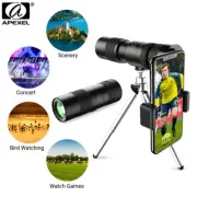 APEXEL 10-300×40 Telescope High ZoomMonocular Pocket Telescope Tripod&Phoneholdr