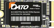 DATO M.2 2242 SSD NVMe 512GB PCIe Gen3x4 NVMe 1.3 Internal Solid State Drive M Key Single Sided, Up to 2500/1700 MB/s, DP342 Series